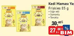 FRİSKİES KEDİ MAMASI YAŞ 85 G fiyat ve kampanya bilgisi